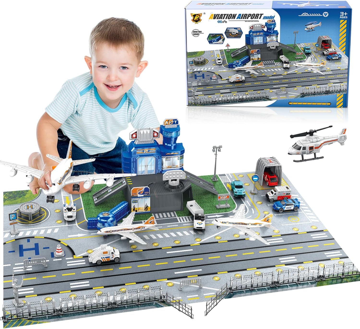 Play Mat - Conjunto de brinquedos infantis com cenário