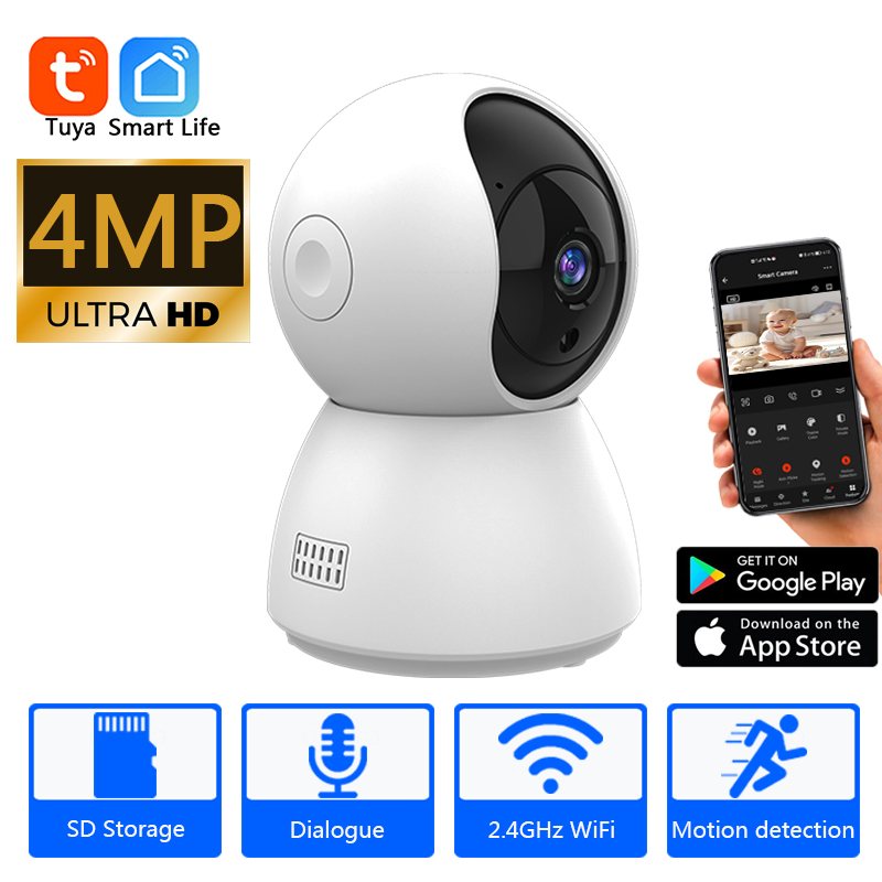 Baby Products Video - Hd 4mp tuya inteligente mini wifi
