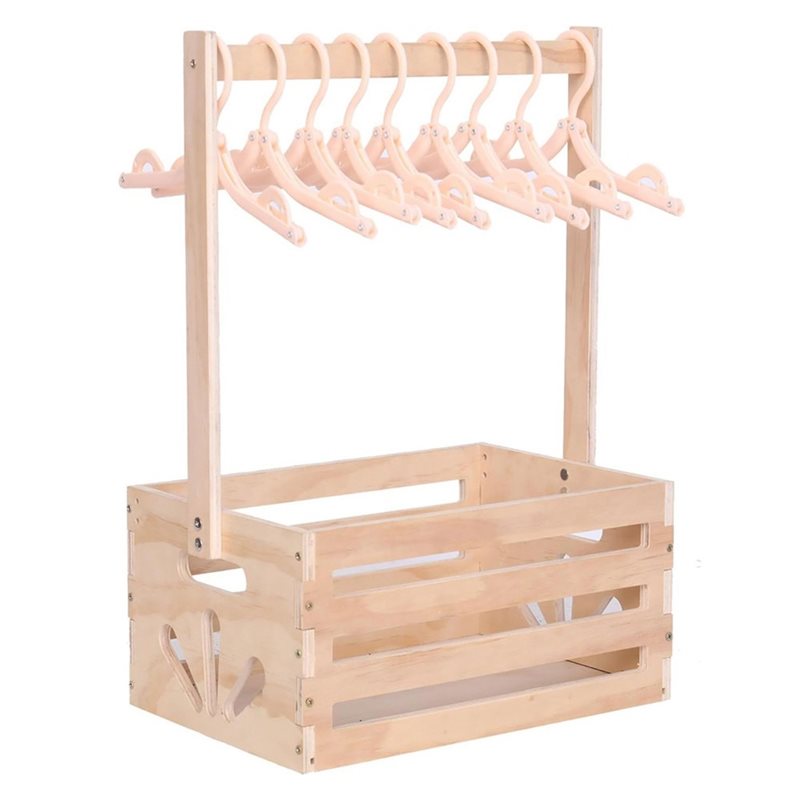 Baby Products Hamper - Cesta de Presentes de Madeira para