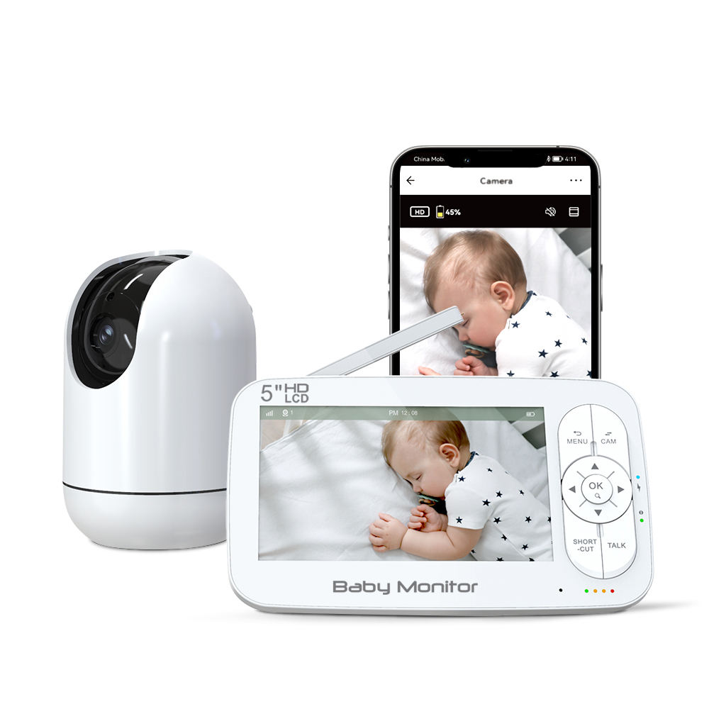 Baby Products Video - 5 Polegada 2mp 1080p app controle