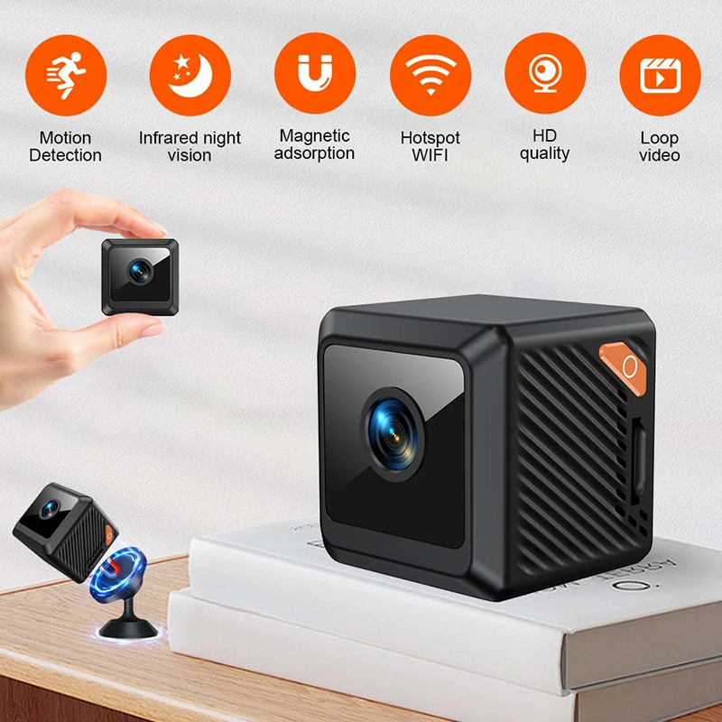 Baby Products Video - Mini Câmera Magnética Forte 4K Sem