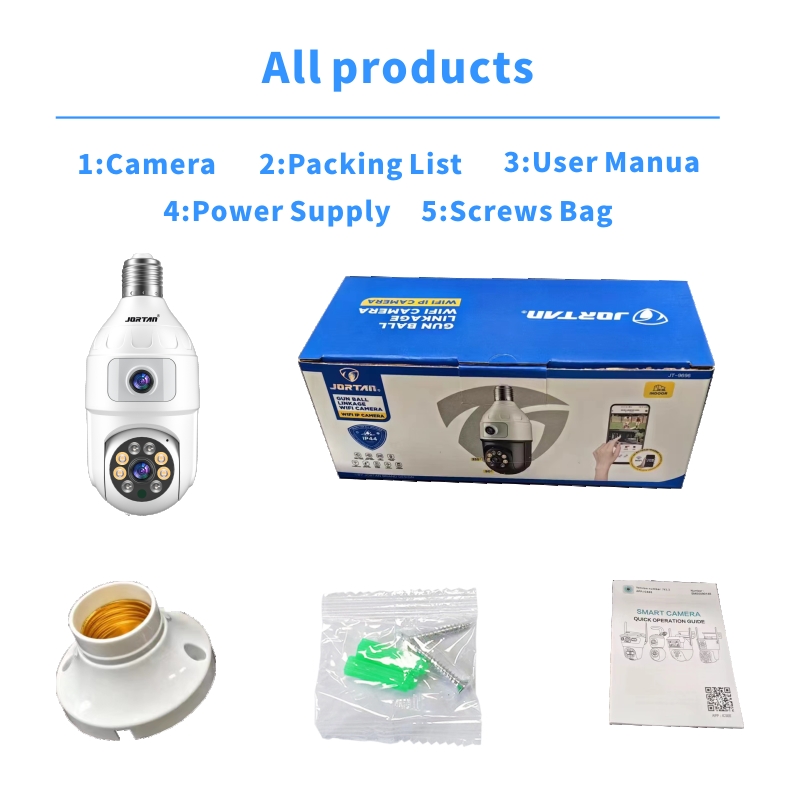4mp lâmpada e27 lente dupla 36 - Baby Products Video avaliação e preço