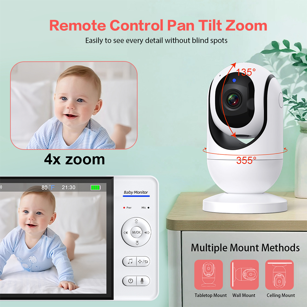Monitor de vídeo para bebês, 7 - Baby Products Video avaliação e preço