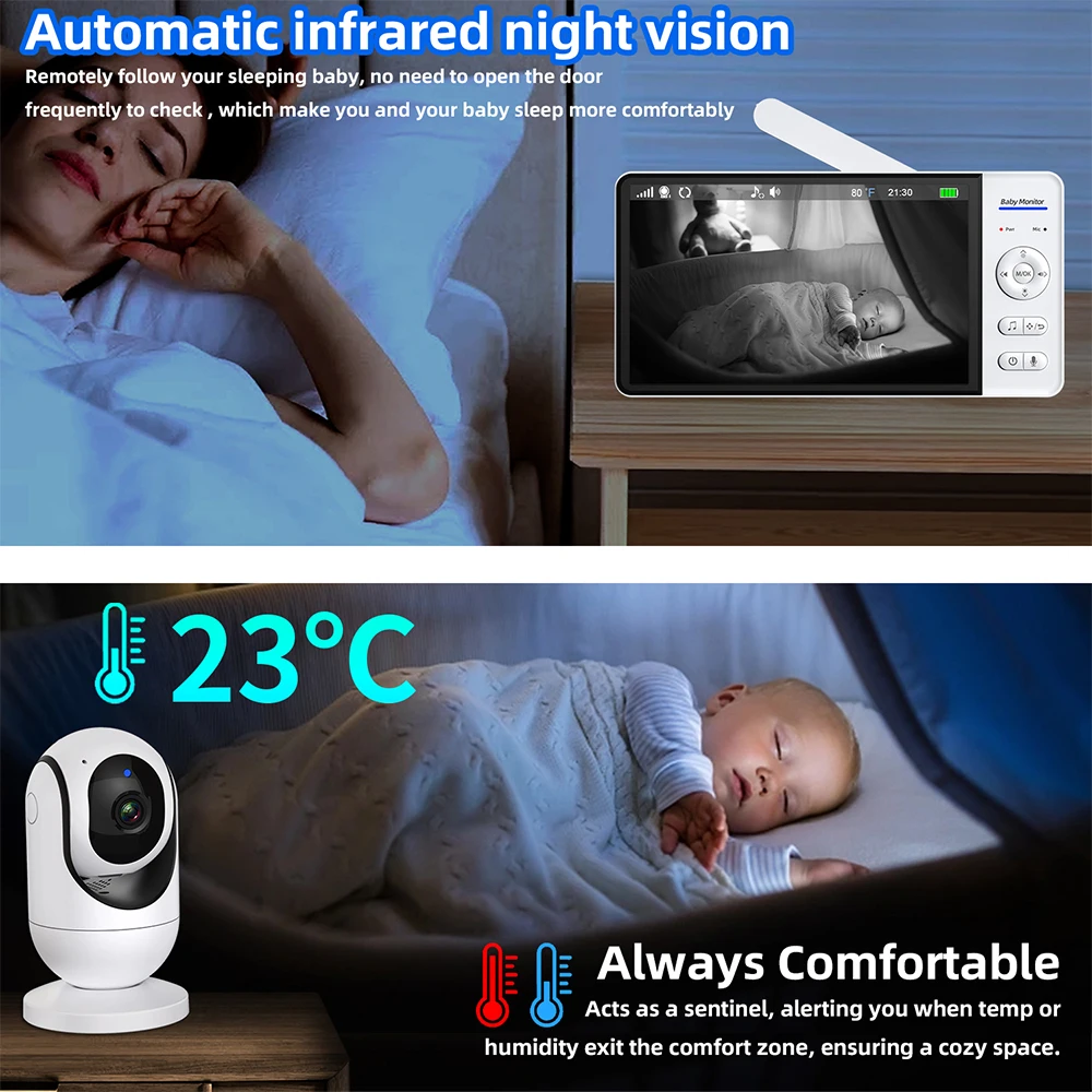 Nenhum wi fi 7 Polegada monito - Baby Products Video avaliação e preço