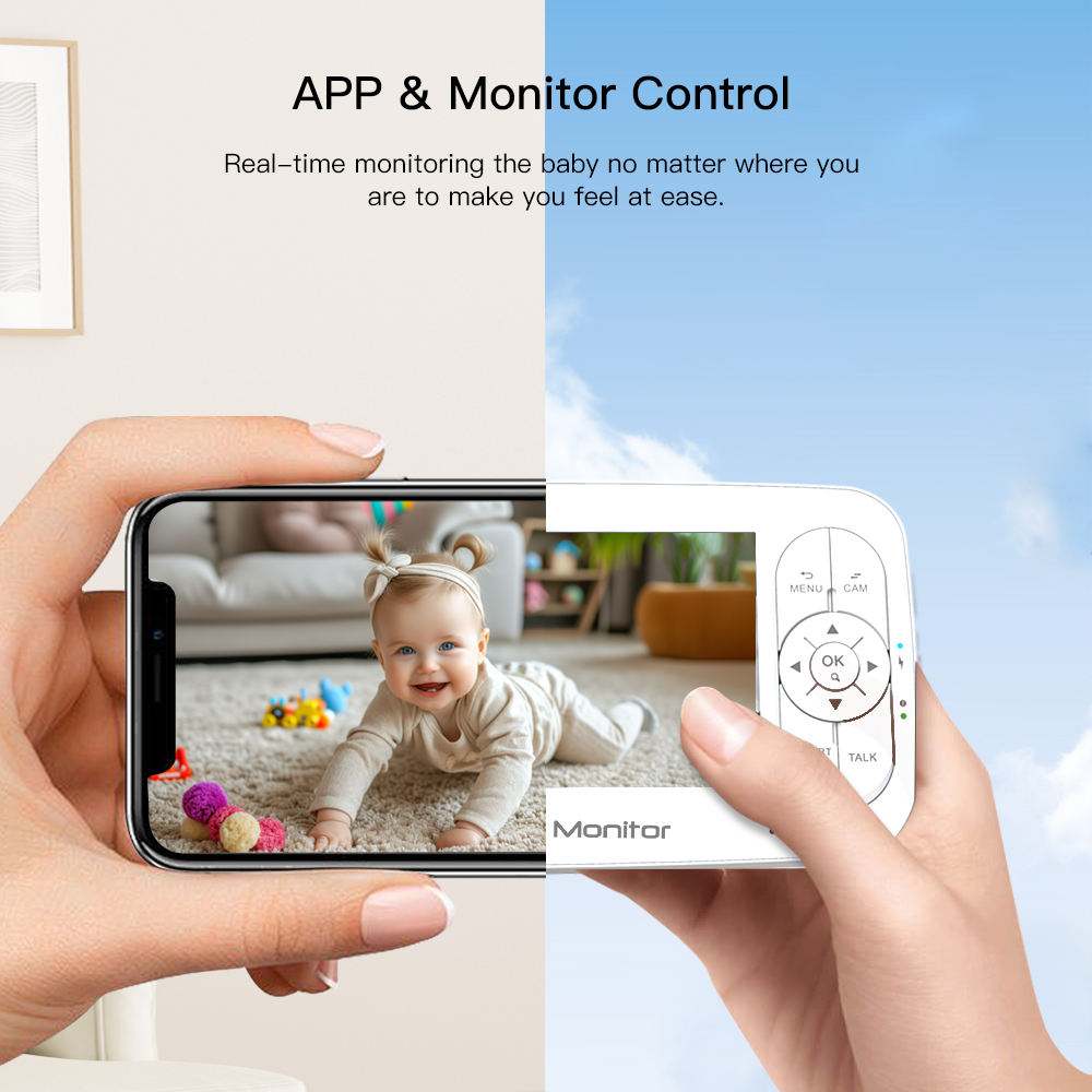 5 Polegada 2mp 1080p app contr - Baby Products Video avaliação e preço