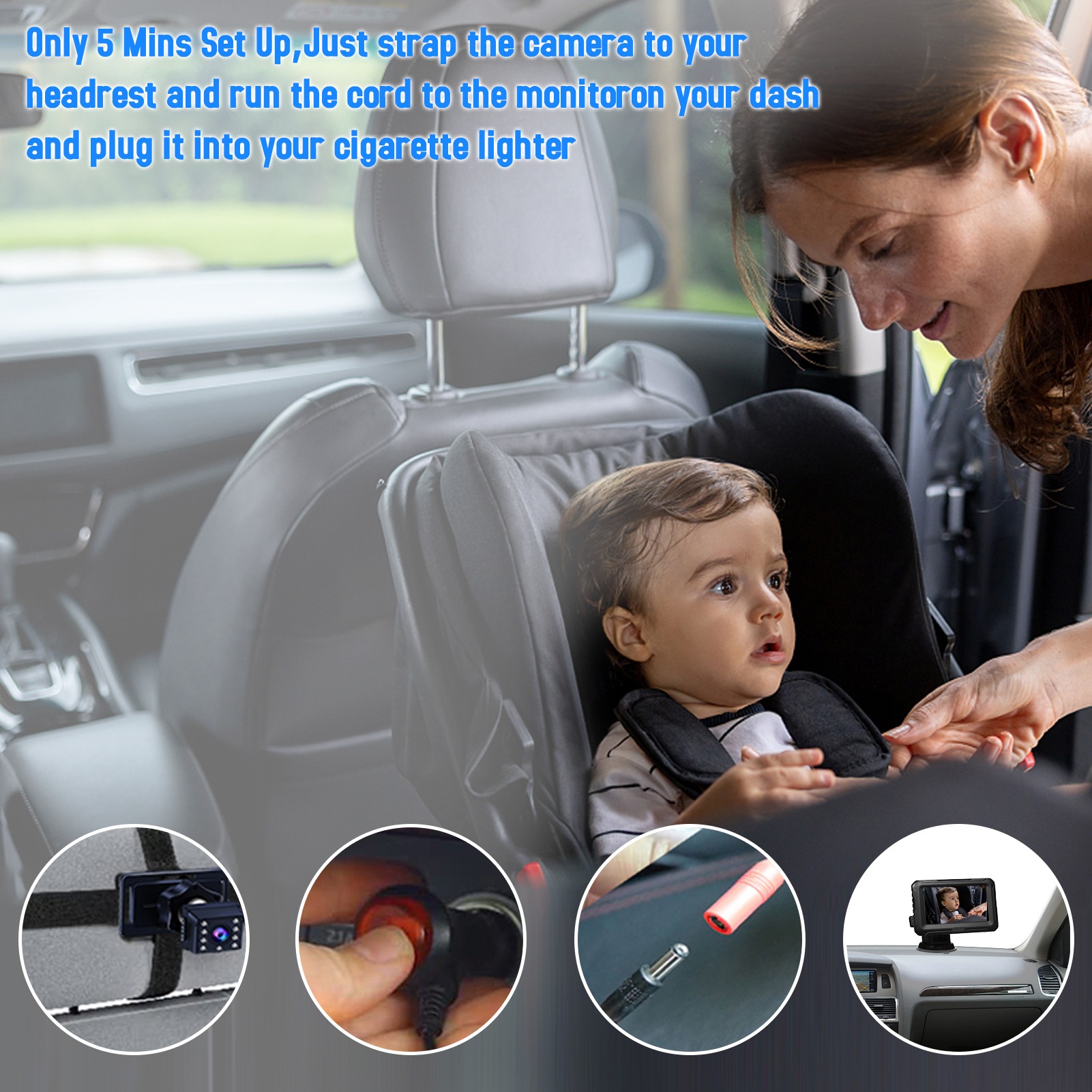 Espelho de Carro para Bebês 10 - Baby Products Video avaliação e preço